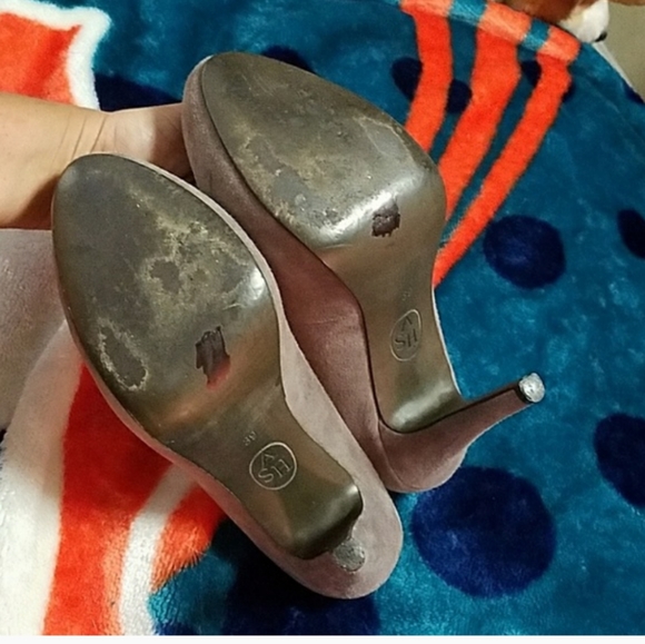 ASH "Eloise" Suede Platform Heels Sz 9 - Picture 4 of 4